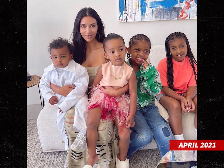 De kinderen van Kim Kardashian