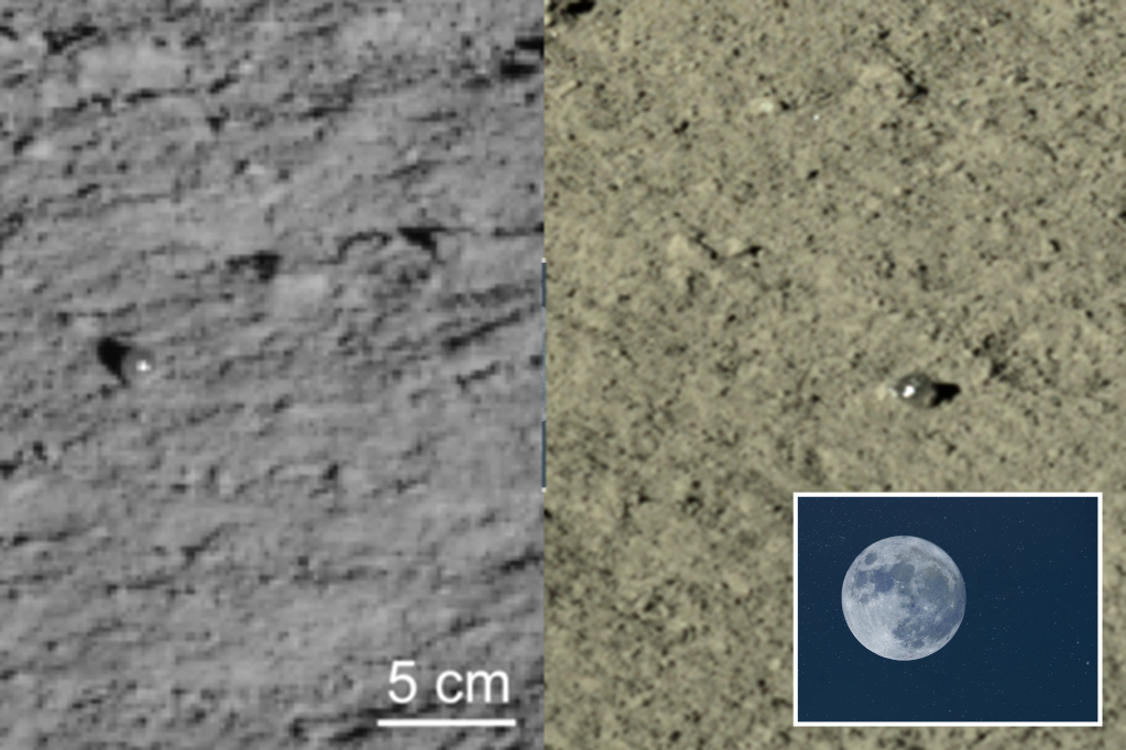 Mysterieuze glazen bollen gespot door de Chinese rover op het maanoppervlak