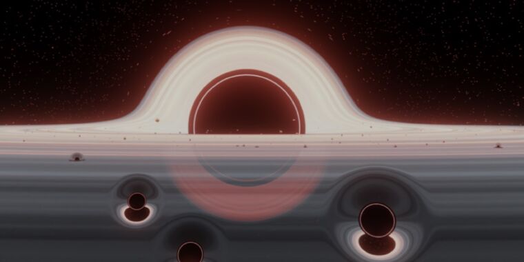 'Pool' van zwart gat kan vreemde aspecten van de fusie van zwarte gaten in 2019 verklaren