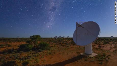 De ASKAP-radiotelescoop staat in West-Australië.