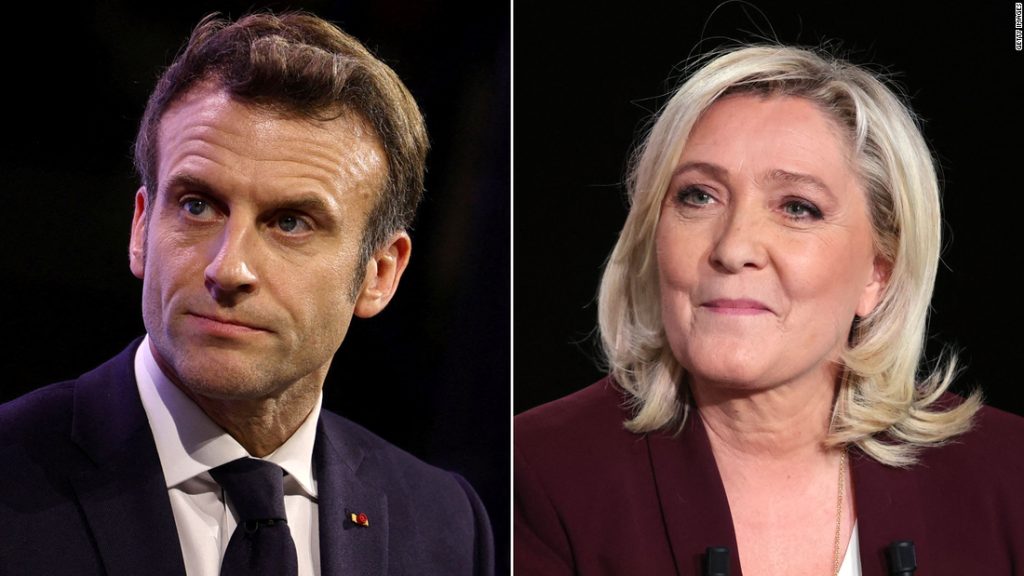 Franse verkiezingen: Emmanuel Macron neemt het op tegen Marine Le Pen in de Franse presidentsverkiezingen