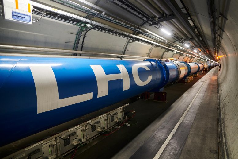 LHC-tunnel bij punt 1