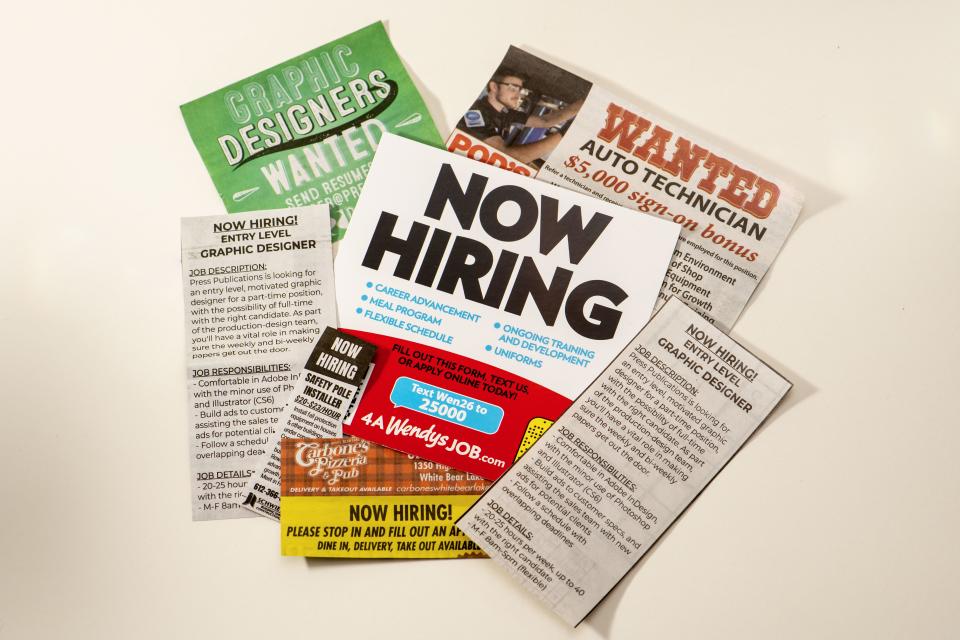 Een samenstelling van advertenties voor hulp en werkgelegenheid is vereist in Minnesota.  (Foto: Michael Seluk/Global Image Collection via Getty Images)