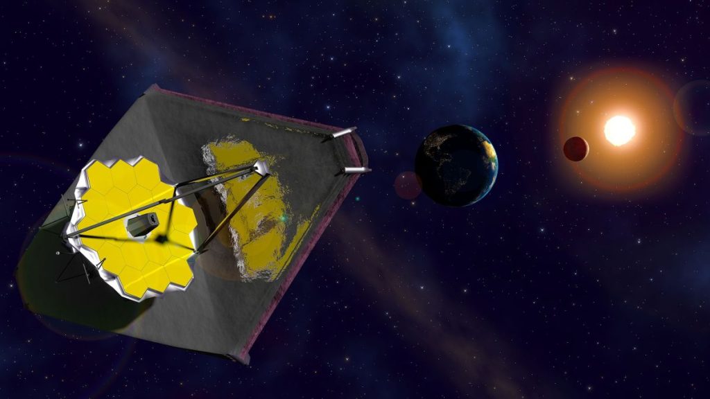 James Webb Space Telescope spiegelt koel tot diep in de ruimte
