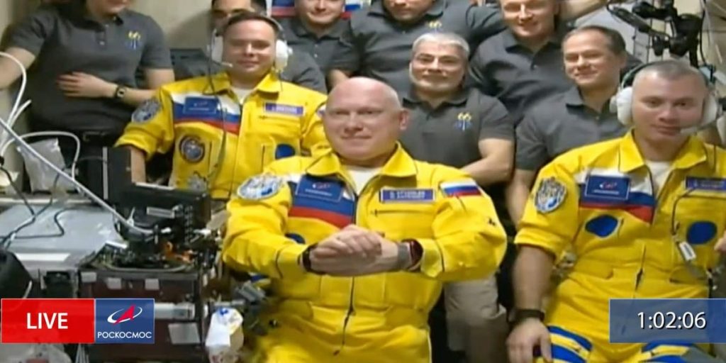 Russische kosmonauten 'verblind' door speculatie in ruimtepak: Amerikaanse kosmonaut