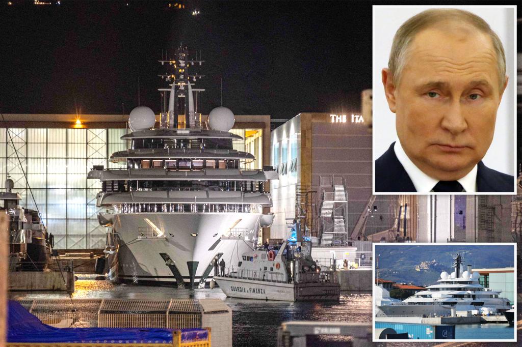 Italië heeft een luxe jacht van 700 miljoen dollar gelinkt aan Vladimir Poetin in beslag genomen