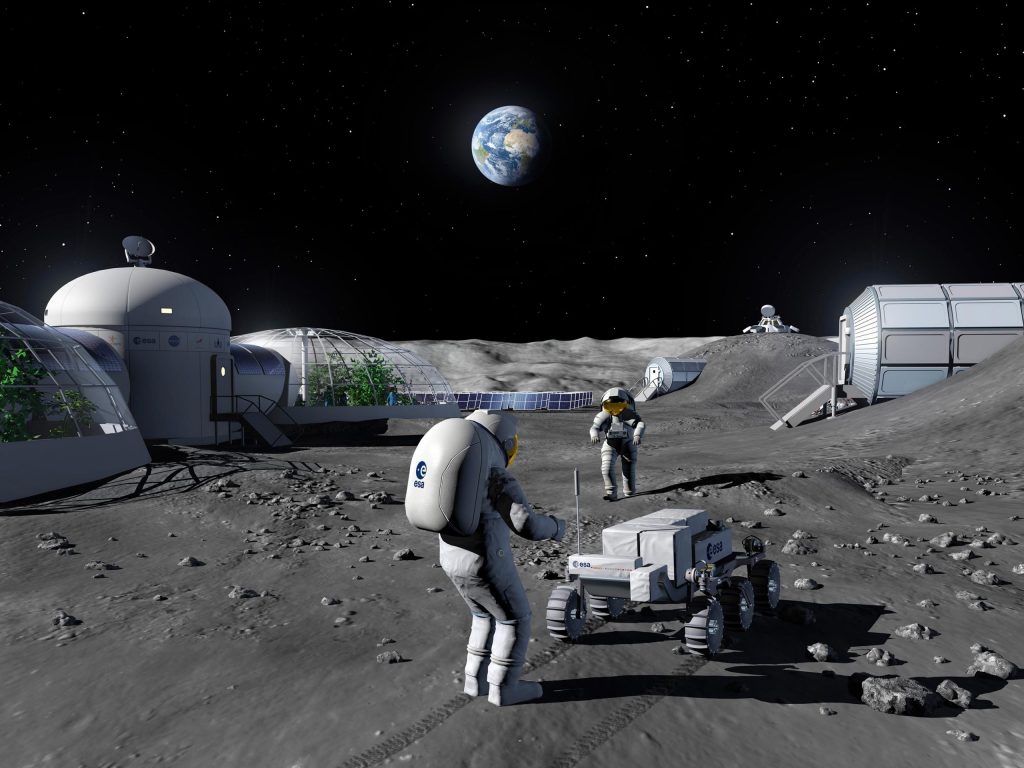 Maangrond kan worden gebruikt om zuurstof en brandstof te genereren voor astronauten op de maan