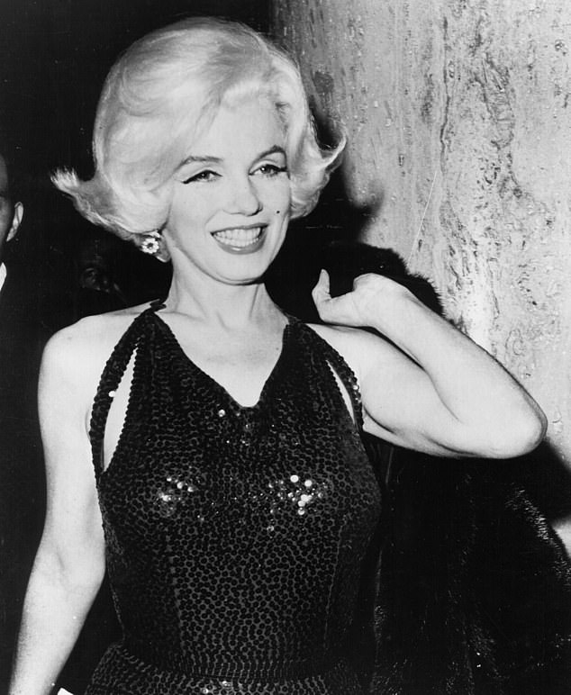 Hollywood Icon: Monroe werd in maart 1962 vertoond tijdens de Golden Globe Awards in Beverly Hills