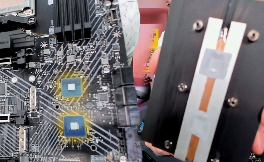 MSI toont dual-chip ontwerp voor AMD X670 moederbord