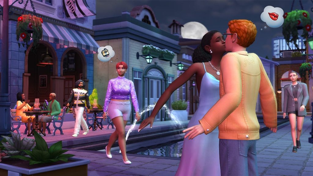4 nieuwe sets Sims die de avonden rocken, voor Sims voor volwassenen en kinderen
