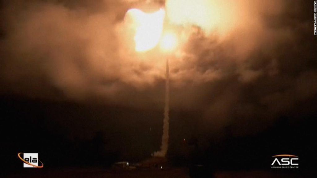 NASA lanceert de eerste raket vanuit het Australian Space Center