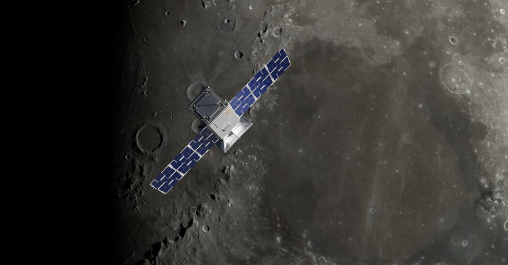 NASA lanceert Capstone, de kubussatelliet van 55 pond op de maan