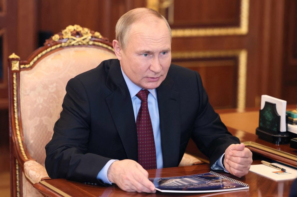 Russische president Vladimir Poetin
