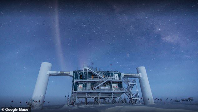 De studie stelde vast dat spookdeeltjes afkomstig zijn van Blazar door deeltjesgegevens te verzamelen van het IceCube Neutrino Observatory in Antarctica (foto)