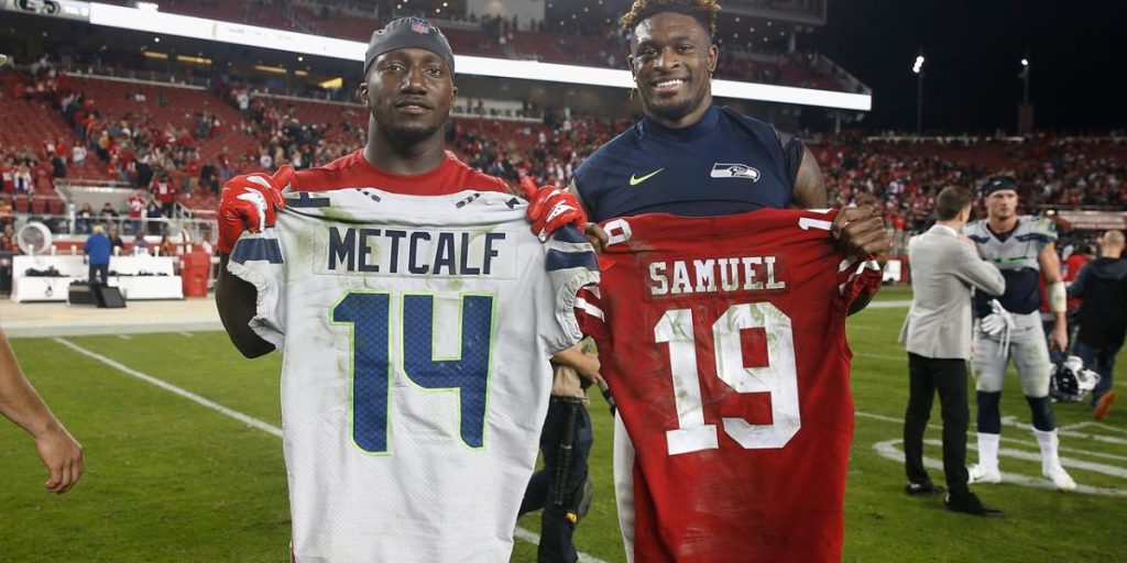 Wat het nieuwe contract van DK Metcalf voor de Seahawks betekent voor Deebo Samuel, 49ers