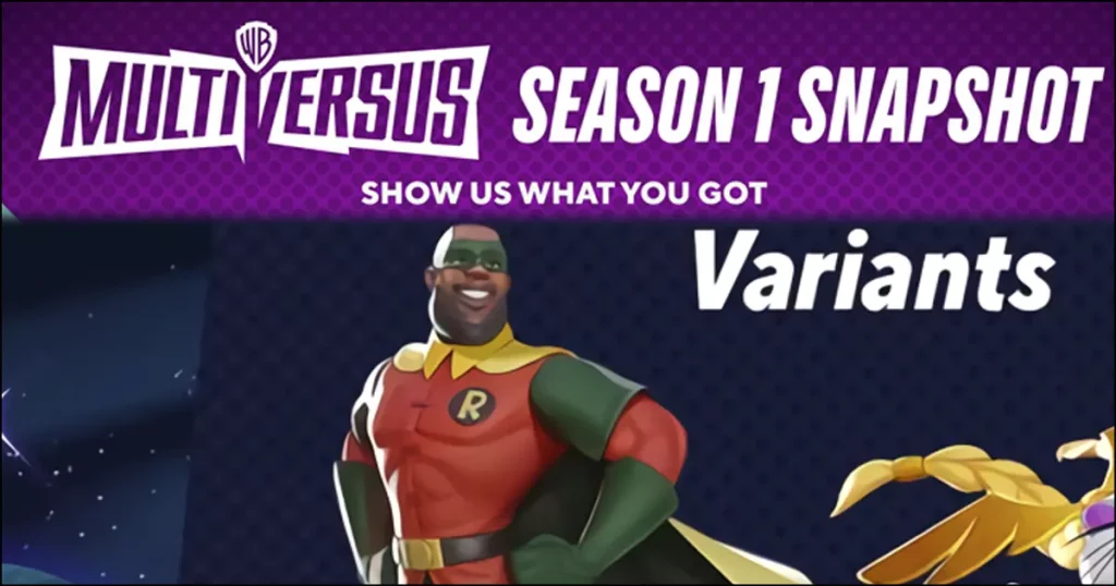 MultiVersus heeft nieuwe outfits, stijlen en meer aangekondigd in seizoen 1, inclusief LeBron James als Robin
