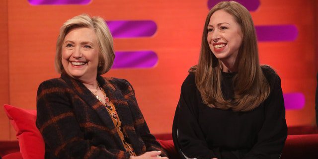 Hillary Rodham Clinton en haar dochter Chelsea "vetgedrukt," voor het eerst in september.