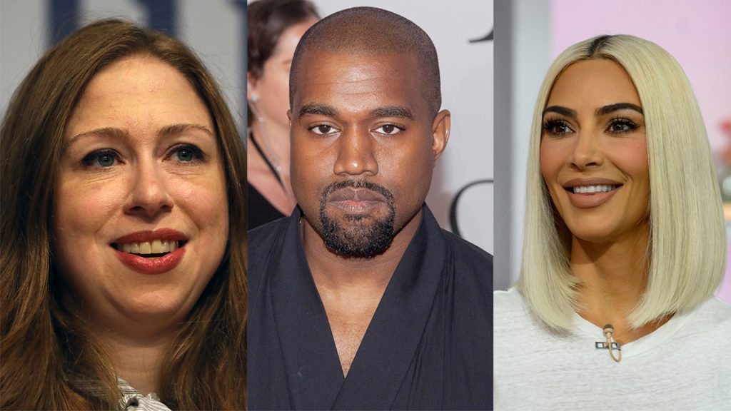 Chelsea Clinton verwijderde de muziek van Kanye West uit haar afspeellijst ter ondersteuning van Kim Kardashian