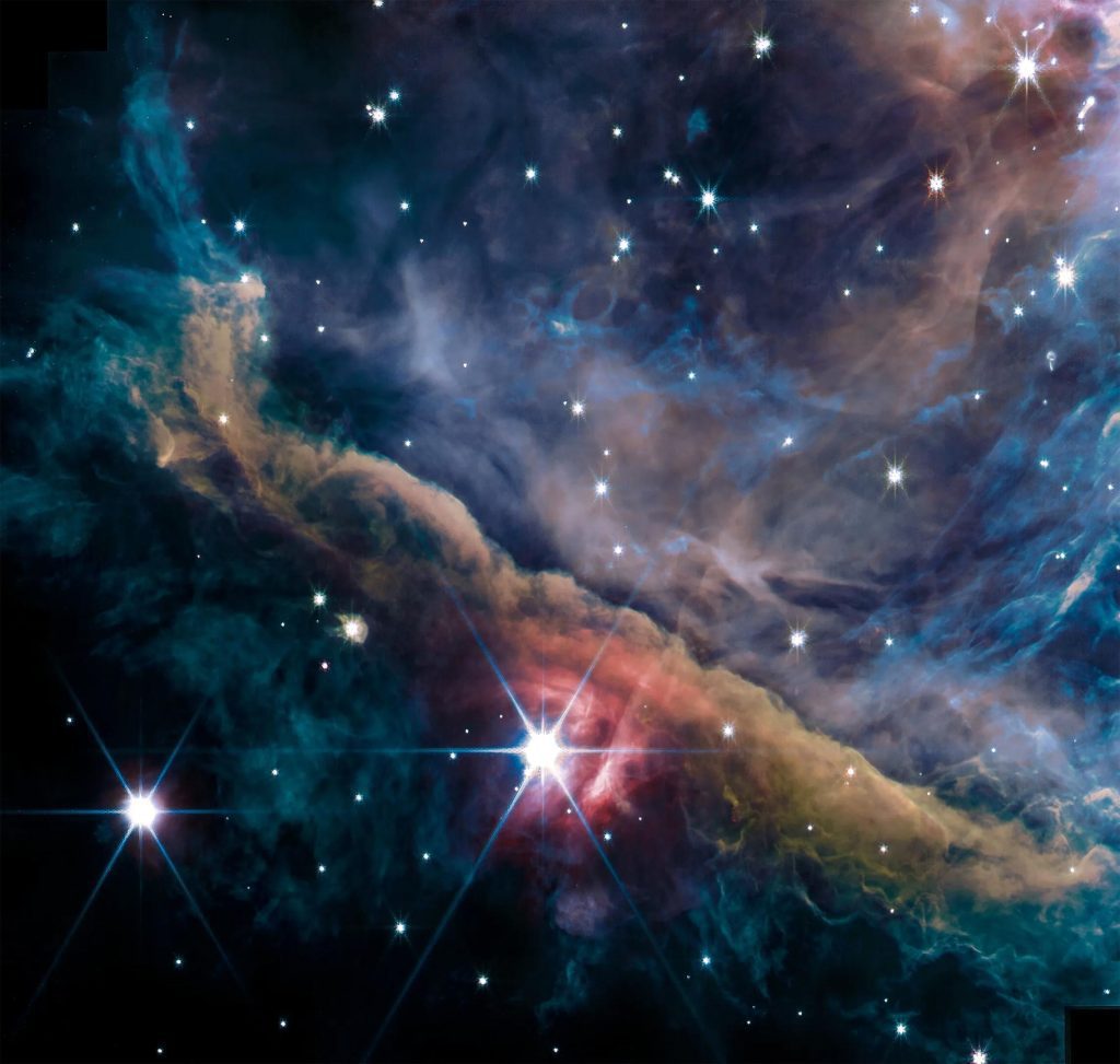 Eerste adembenemende webruimtetelescoopafbeeldingen van astronomen van de Orionnevel