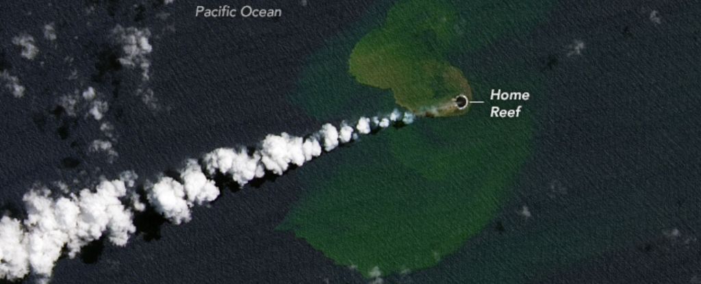 Een nieuw eiland is ontstaan ​​in de Stille Oceaan na een vulkaanuitbarsting onder water: ScienceAlert