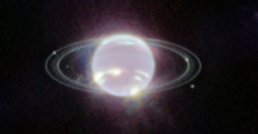 Bekijk foto's van Neptunus met focus op de Webb-telescoop