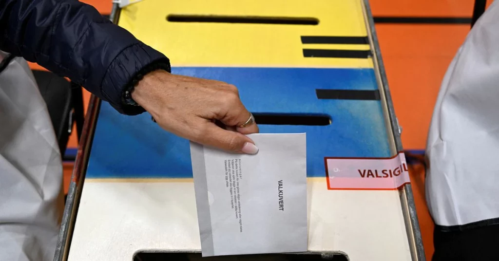 De rechtse oppositie van Zweden boekt vooruitgang bij verkiezingen