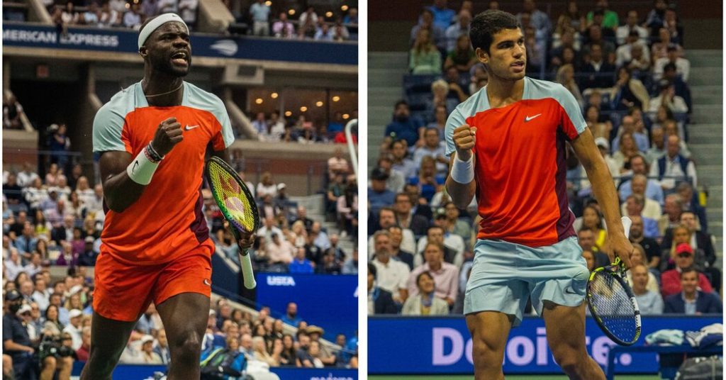 Francis Tiafoe vs Carlos Alcaraz in de halve finales van de US Open heren: hoe te kijken