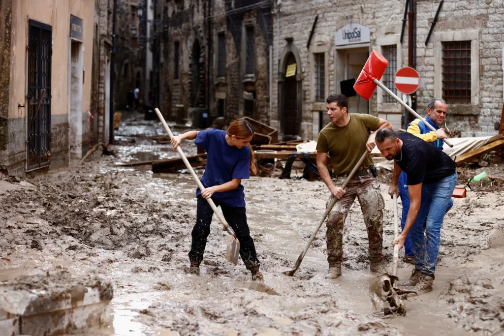 Negen doden na overstromingen in de Italiaanse regio Marche