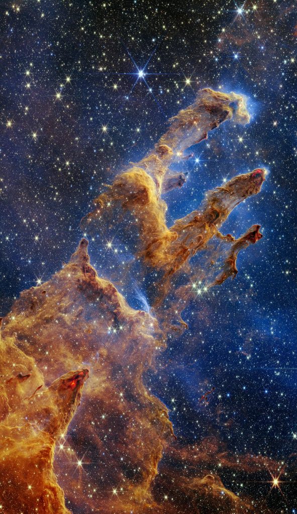 Le télescope spatial Webb prend une incroyable image remplie d’étoiles des piliers de la création