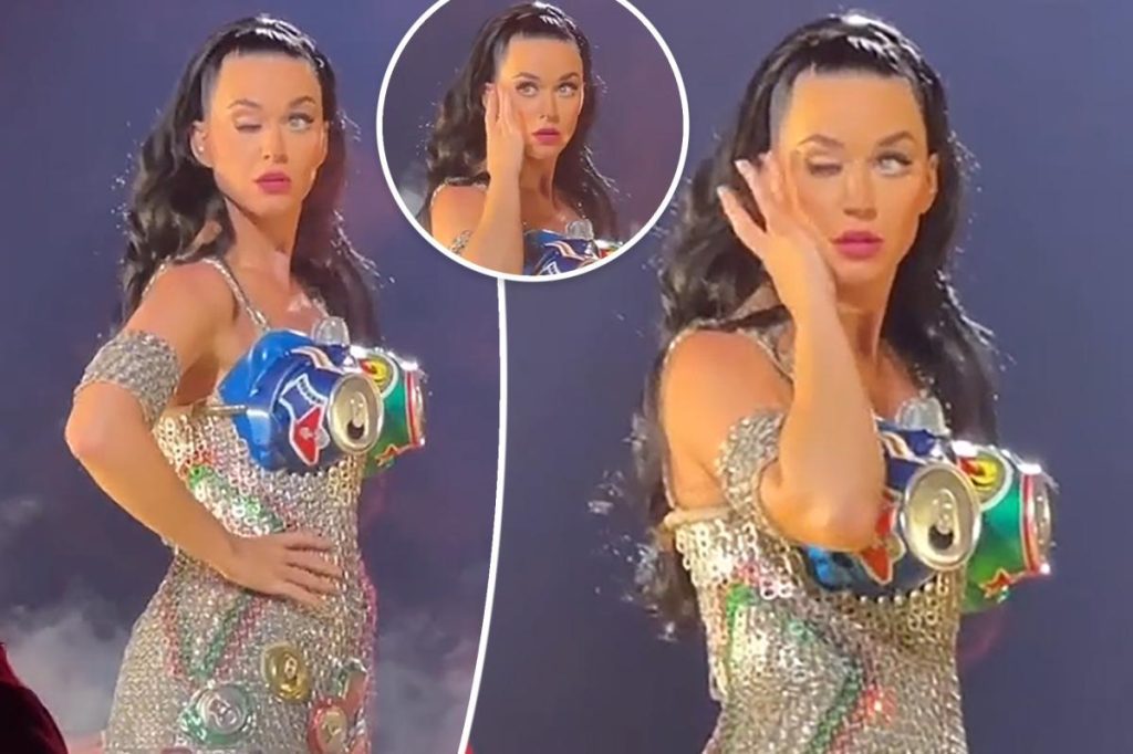Katy Perry's 'glitch' in het midden van het concert maakt fans gek