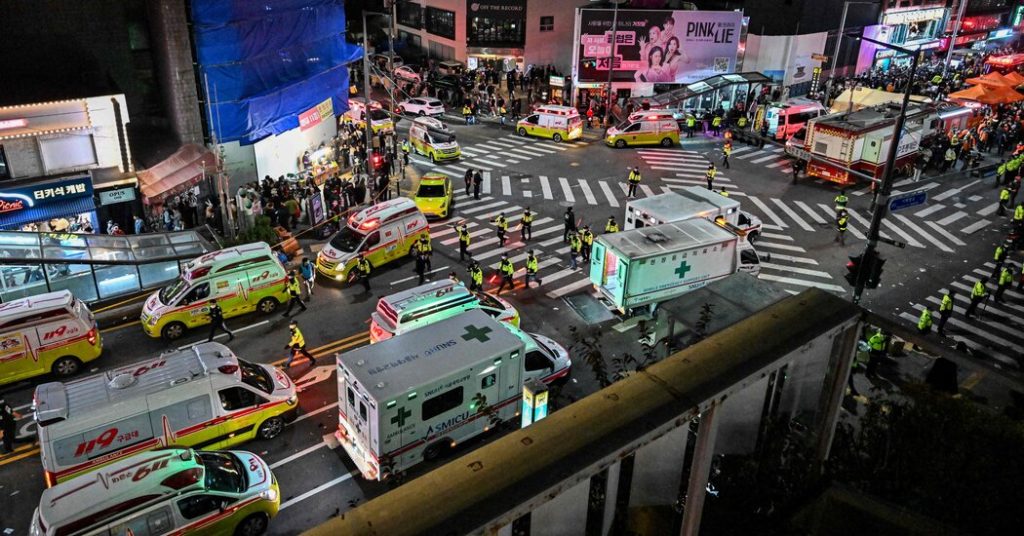 Nieuws van de menigte in Zuid-Korea: meer dan 100 mensen gedood