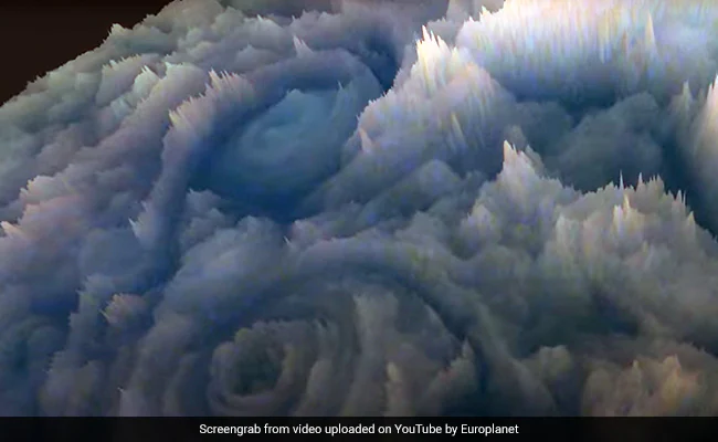 Video toont verbluffende 3D-animatie van Jupiter’s ‘Frosted Cupcake’-wolken