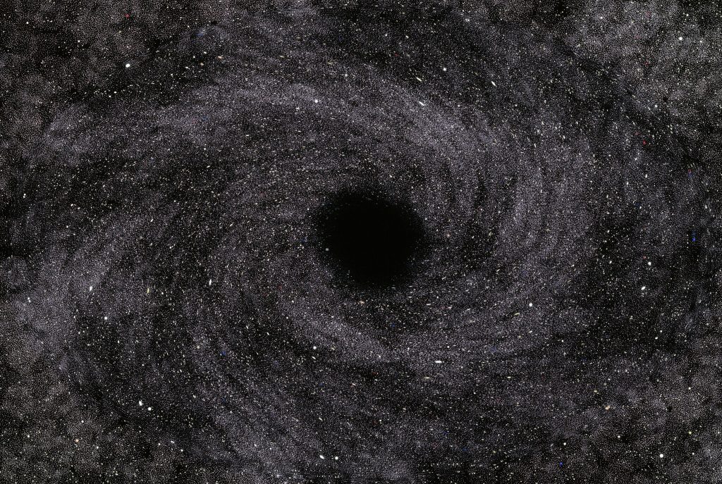Onderzoekers van UC Santa Cruz zijn getuige van een zwart gat dat een ster verslindt