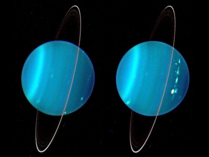 De ringen van de planeet Uranus door NASA PIA17306