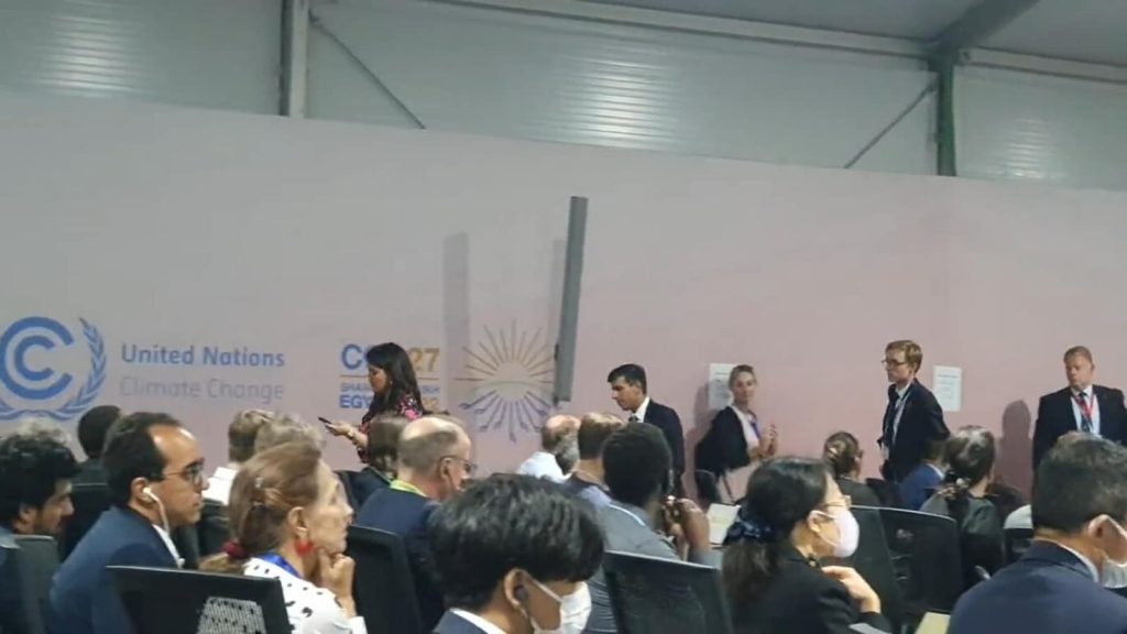 Waarom maakte Rishi Sunak zo'n dramatische exit tijdens de COP27-sessie?  Bekijk |  wereldnieuws