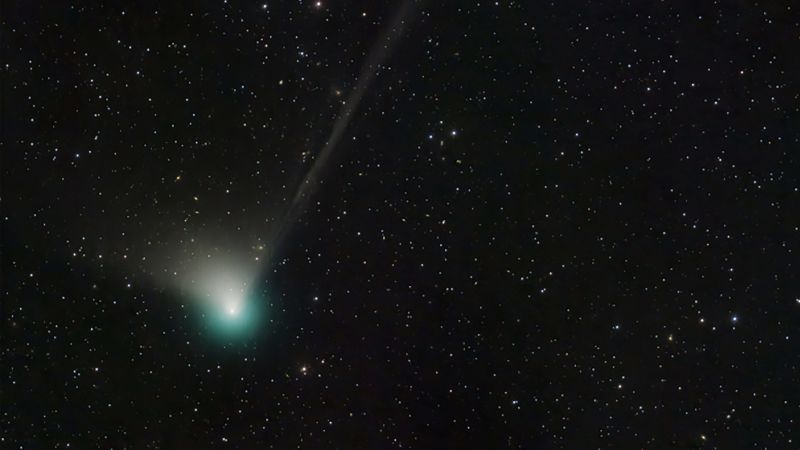 De groene komeet zal voor het eerst in 50.000 jaar dicht bij de aarde komen
