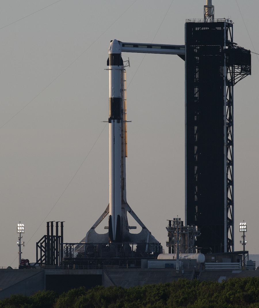 De SpaceX Crew Dragon bereidt zich voor op een tweede lanceringspoging - Spaceflight Now