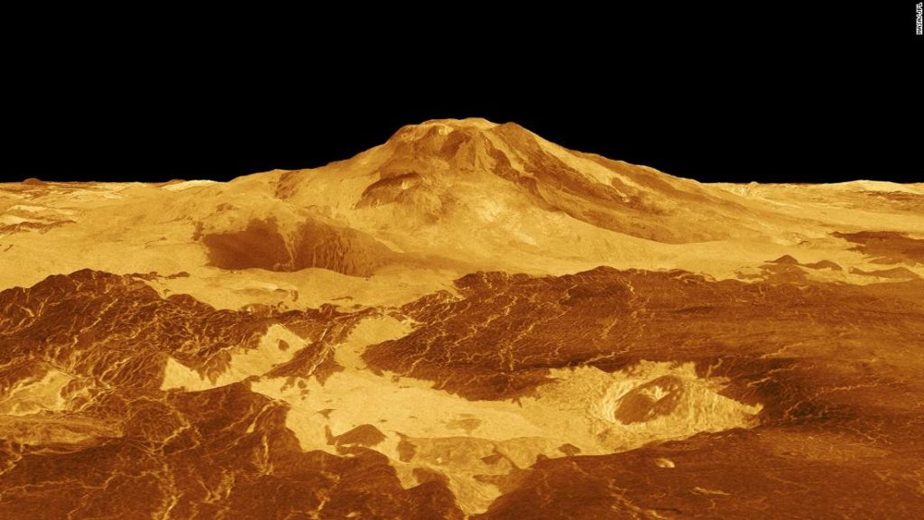 Magellan's foto's onthulden vulkanische activiteit op Venus