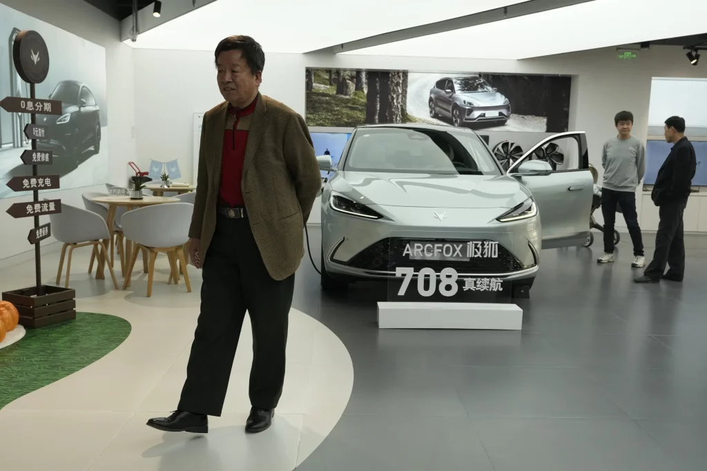 Auto China benadrukt de felle concurrentie voor elektrische auto's