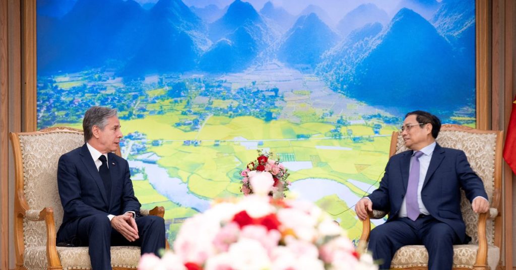 De Verenigde Staten en Vietnam hopen de betrekkingen te versterken met het bezoek van Blinken aan Hanoi