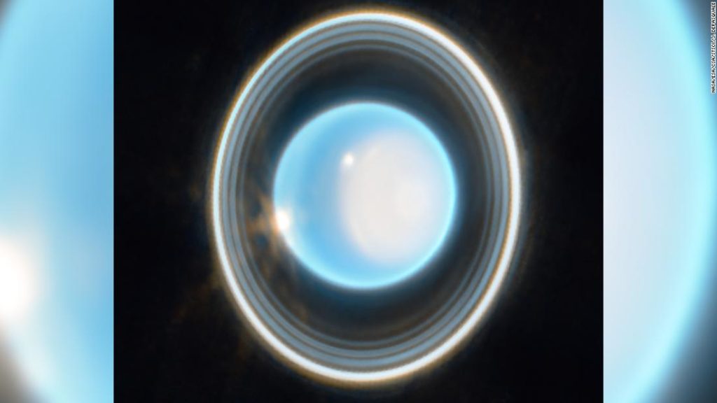 De Webb-telescoop legt een verbluffend beeld vast van de planeet Uranus
