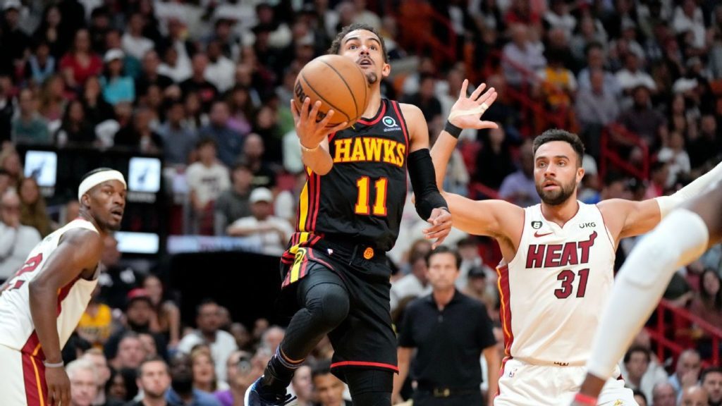 The Hawks leiden de Heat in NBA-play-offs en hebben het 7e reekshoofd in het oosten