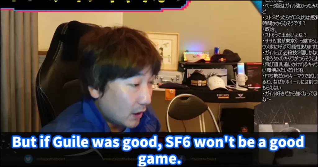 Daigo Umehara deelt zijn twijfels over de integratie van Ryu of Guile in Street Fighter 6