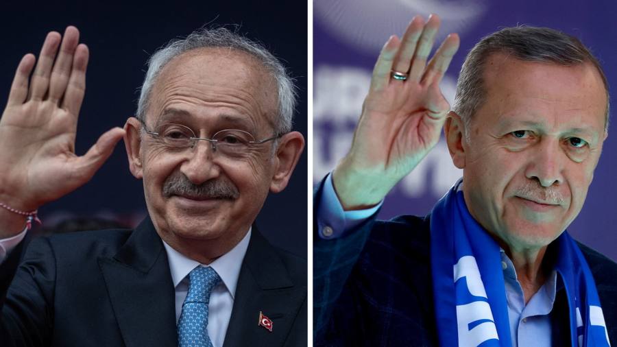Erdogan en Kilicdaroglu deden mee aan een spannende race om het Turkse presidentschap