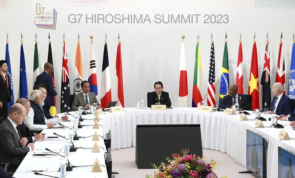 De G7 dringt er bij China op aan om Rusland onder druk te zetten om de oorlog in Oekraïne te beëindigen, de status van Taiwan en eerlijke handelsregels te respecteren