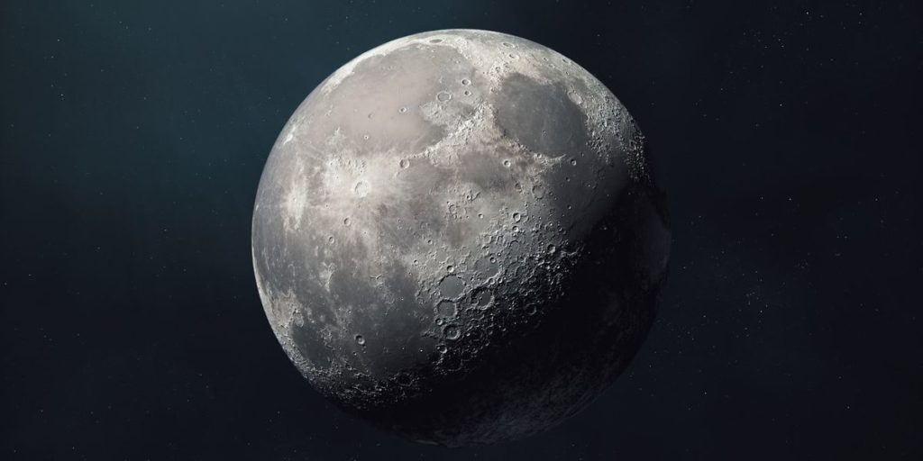 Wetenschappers ontdekken gigantische "structuur" onder het oppervlak van de maan