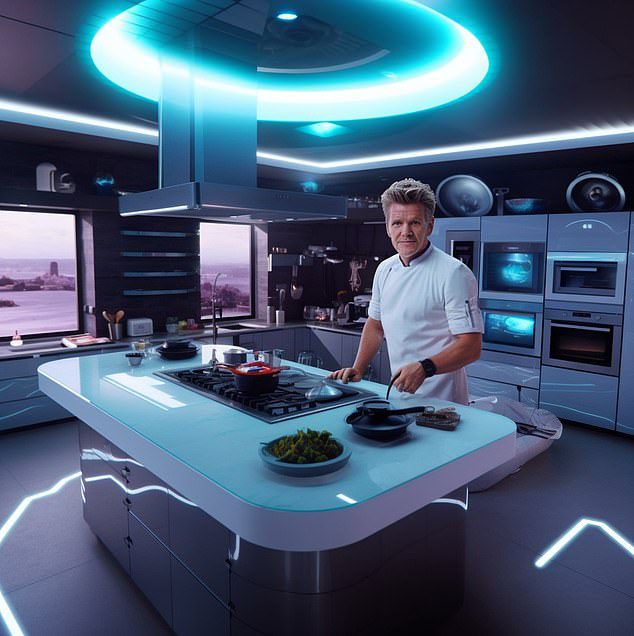 Augmented reality kan een virtuele chef-kok in uw keuken plaatsen, die u door maaltijdplannen leidt.  Wie houdt van de moeilijk aan te leren liefdesstijl, kiest misschien voor Gordon Ramsay's 3D