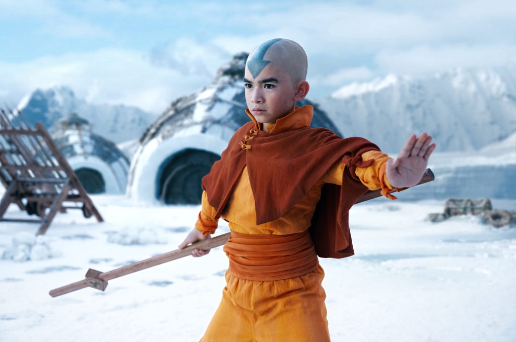 Gordon Cormier als Aang in Avatar: The Last Airbender, aflevering 101