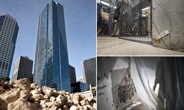 Arbeiders haasten zich om de Millennium Tower in San Fran te repareren terwijl het luxe gebouw blijft zinken