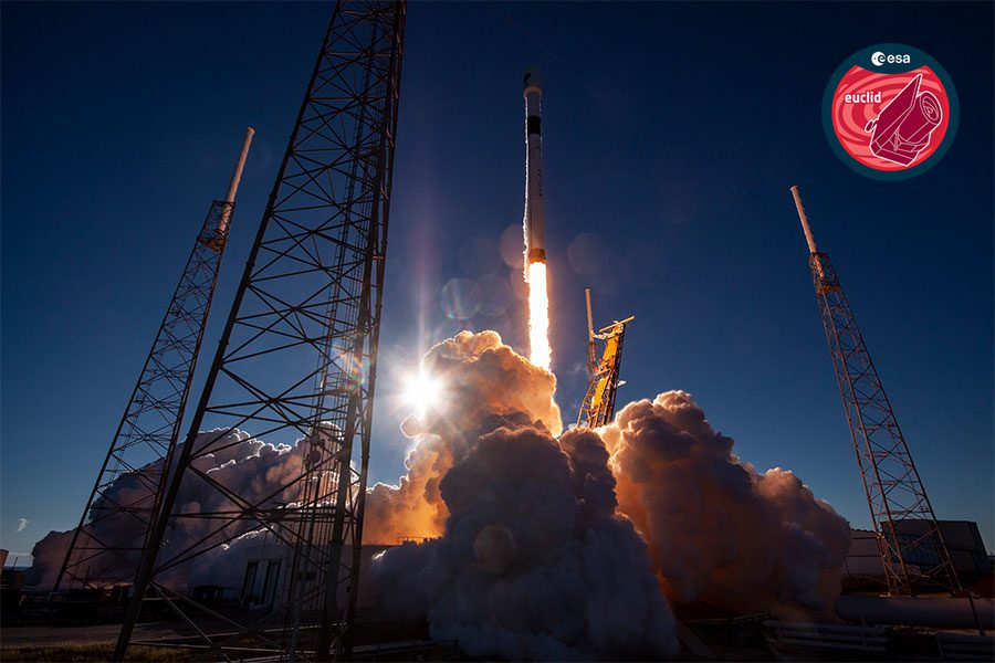 SpaceX Falcon 9 stijgt op vanaf SLC 40 op Cape Canaveral Space Force Station
